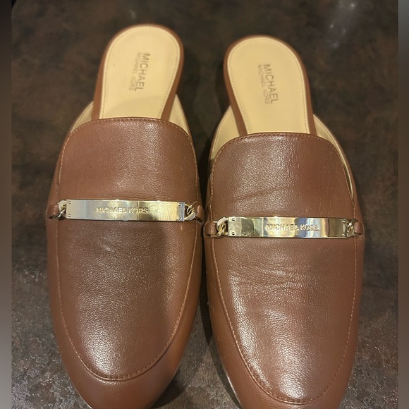MK brown leather mule - Picture 4 of 5